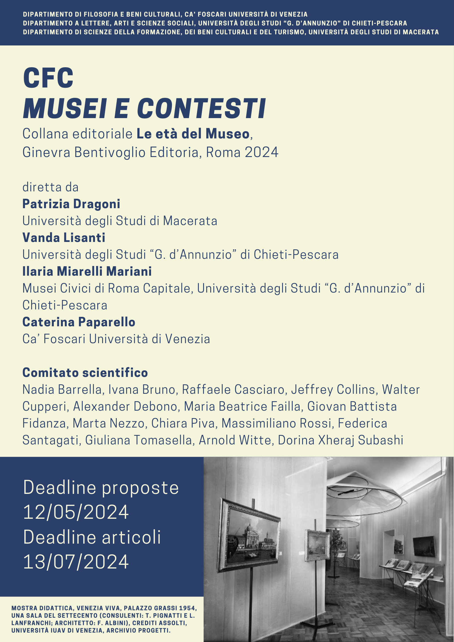 CFC: Musei e contesti, Collana editoriale 